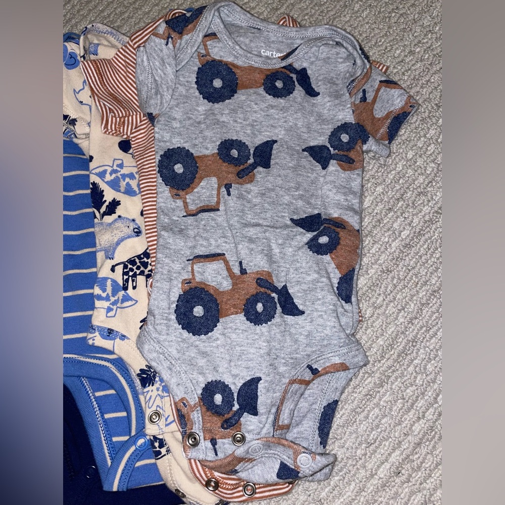 15 Carters Boys 3M Onesies - Picture 12 of 16